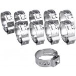 Spona na hadici, 10ks, Ř17,8mm, INOX 8865175 EXTOL PREMIUM – Sleviste.cz