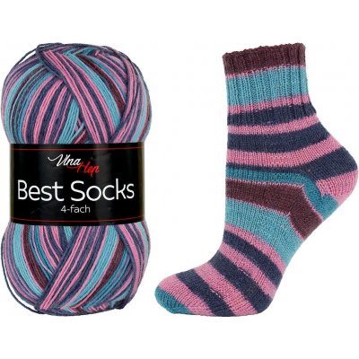 Best Socks - Vlna Hep - Ponožková příze 4 nitka Barva: 7351