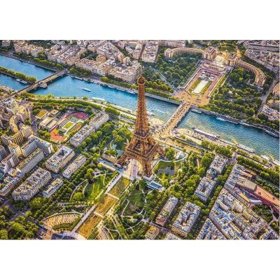 Cherry Pazzi Pohled na Eiffelovu věž v Paříži 1000 dílků – Zboží Mobilmania