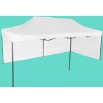 Expodum Nůžkový stan 3x6m ocelový Bílá 2 boční plachty – Zboží Dáma