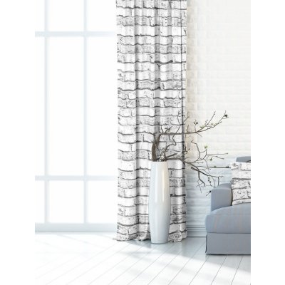 Závěsy dekorační Cihly bílé - více rozměrů - 145x250cm / Ne 1600771 – Hledejceny.cz