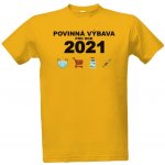 Tričko s potiskem Povinná výbava rok 2021 pánské Zlatá – Hledejceny.cz