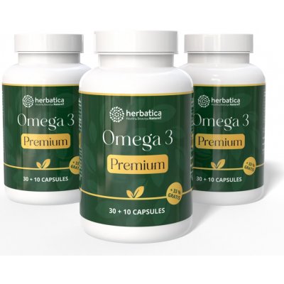 Herbatica 3x Omega 3 Premium 40 kapslí – Hledejceny.cz