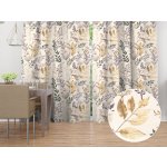 Biante Bavlněný závěs Sandra SA-544 Podzimní větvičky na krémovém 150x190 cm – Hledejceny.cz