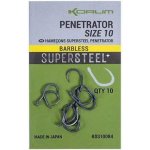 Korum Supersteel Penetrator Hooks Barbless vel.8 10ks – Hledejceny.cz