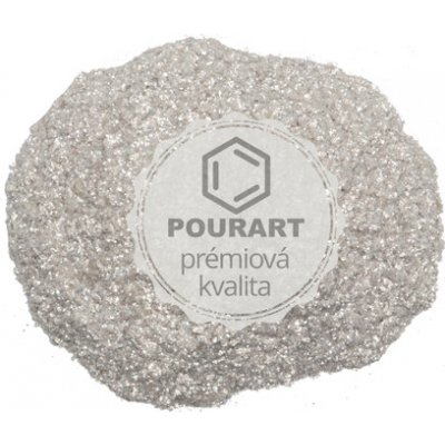 PourArt Metalický prášek DK40 Pearl Slide White 10 g – Zboží Dáma