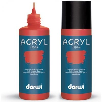Darwi Acryl Opak akrylová barva 80 ml rumělková