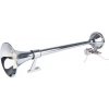Klakson fanfáry zvukový signál chrom 640 mm 12V 24V AMIO-04076