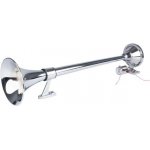 Klakson fanfáry zvukový signál chrom 640 mm 12V 24V AMIO-04076