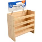 Duvo+ Závěsný dřevěný stojan na seno 16,5 × 7,2 × 17,5 cm – Zbozi.Blesk.cz
