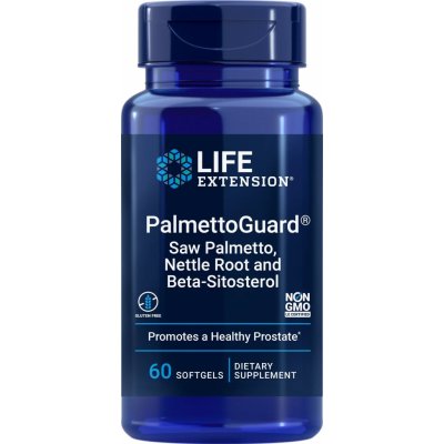 Life Extension PalmettoGuard Saw Palmetto/Nettle Root Formula with Beta-Sitosterol 60 gelových tablet – Hledejceny.cz