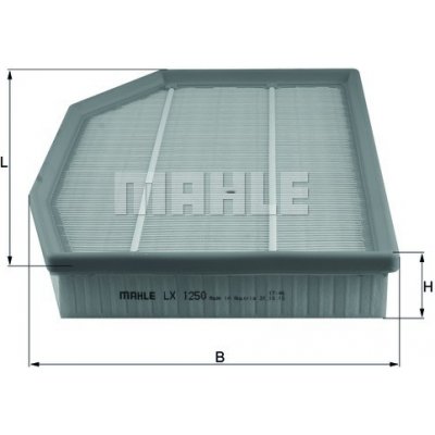 MAHLE ORIGINAL Vzduchový filtr LX1250 – Hledejceny.cz
