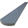 Příslušenství k plotu WPC dřevoplastové plotovky Dřevoplus Profi půlkulaté 15x80x1000 - Grey (šedá)