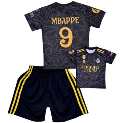 Numberoplus dětský fotbalový dres Komplet Real Madrid CF Away Kylian Mbappé – Hledejceny.cz