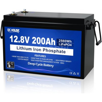 DCHOUSE LiFePO4 12V/200Ah 2560Wh – Hledejceny.cz