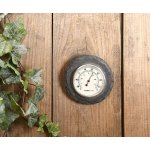 Teploměr břidlicový kulatý 10 cm|Esschert Design – Sleviste.cz