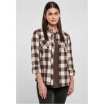 Ladies Turnup Checked Flanell shirt pink/brown – Zboží Dáma