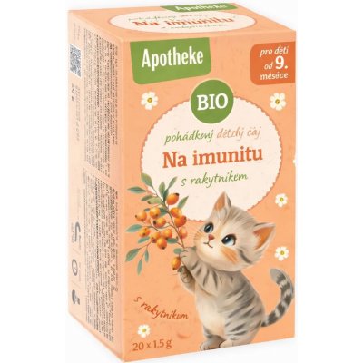 Apotheke BIO čaj pohádkový dětský Na imunitu s rakytníkem 20x1,5g – Zbozi.Blesk.cz