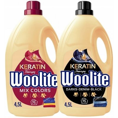 Woolite Tekutý prací prostředek Color Black 2 x 4,5 l 150 PD – Zbozi.Blesk.cz