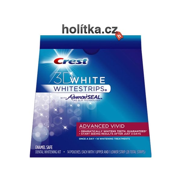 Crest 3D White Advanced Vivid bělící pásky 28 ks od 1 490 Kč - Heureka.cz