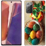 Pouzdro mmCase gelové Samsung Galaxy Note 20/Note 20 5G - pomlázky a vajíčka