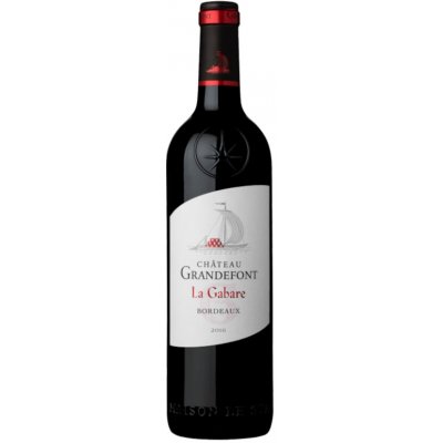 Maison le Star Vin de Bordeaux Château Grandefont la Gabare, suché červené, 0,75 l (holá láhev) – Hledejceny.cz