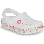 Crocs Crocband Stretch Necklace Kids Clog T dívčí nazouváky 20827094S Smetanové – Hledejceny.cz