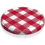 Maják Víčko 82mm 10ks KÁRO červenobílé /skl.720ml/ TWIST – Hledejceny.cz