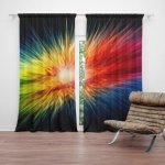 Sablio Závěs Barevná exploze: 2ks 140x250cm – Hledejceny.cz