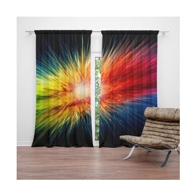 Sablio Závěs Barevná exploze: 2ks 140x250cm – Hledejceny.cz