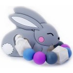 KidPro silikonové Zajíček šedá – Sleviste.cz