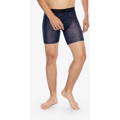 Patagonia Essential Boxer Briefs 6in synched flight/pitch blue – Zboží Dáma