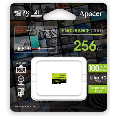 Apacer micro SDXC 256GB AE-AP256GEDM1D05-R – Hledejceny.cz