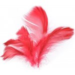 Peří v sáčku 10g červené – Zboží Dáma