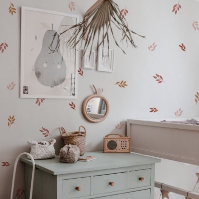 Funlife Nálepky do dětského pokoje duhy a slunce 8 x 9 cm – Zboží Dáma