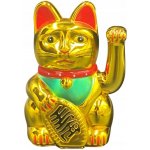 SOLÁRNÍ japonská KOČKA ŠTĚSTÍ s tlapkou MANEKI NEKO – Zboží Dáma