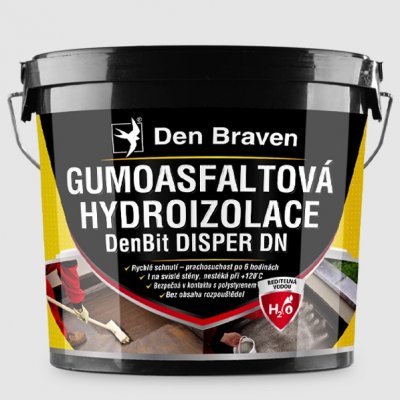 Den Braven - gumoasfaltová hydroizolace DenBit DISPER DN 5 kg – Hledejceny.cz