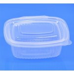 WIMEX Miska hranatá průhledná s víčkem 250 ml PET – Zboží Dáma