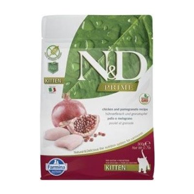 N&D PRIME Kitten Chicken & Pomegranate pro koťata Kuře a granátové jablko 0,3 kg – Zboží Mobilmania