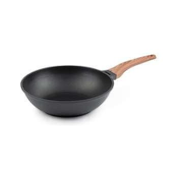 Rosmarino Pánev wok Black Line Moderní technologie vaření s efektem horkého kamene Vhodné pro všechny varné desky včetně indukce 30 cm