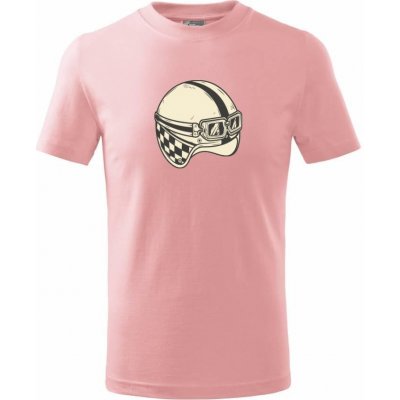 Moto helma žalud tričko dětské bavlněné růžová – Zboží Mobilmania