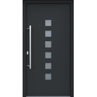ARON vchodové dveře 3151-2 antracit 100 x 200 cm L – Hledejceny.cz