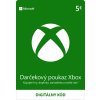 Herní kupon Microsoft Xbox Live dárková karta 5 €