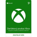 Microsoft Xbox Live dárková karta 5 € – Sleviste.cz
