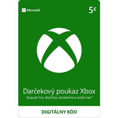 Microsoft Xbox Live dárková karta 5 € – Hledejceny.cz