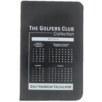 The Golfers Club Deluxe držák score karty + graf hendikepu