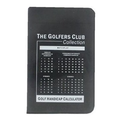 The Golfers Club Deluxe držák score karty + graf hendikepu