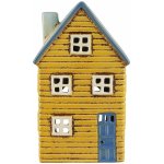 IB LAURSEN Keramický svícen Thorshavn Blue Door, žlutá barva, keramika – Hledejceny.cz