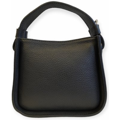Vera Pelle luxusní dámská menší kožená kabelka do ruky černá 2155 dk d78 malá – Zboží Mobilmania