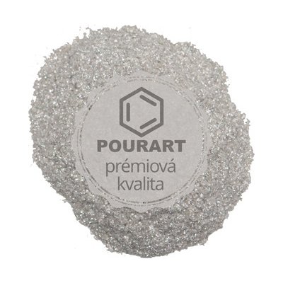 PourArt Metalický prášek DK80 Crystal Bright White 10 g – Zboží Dáma